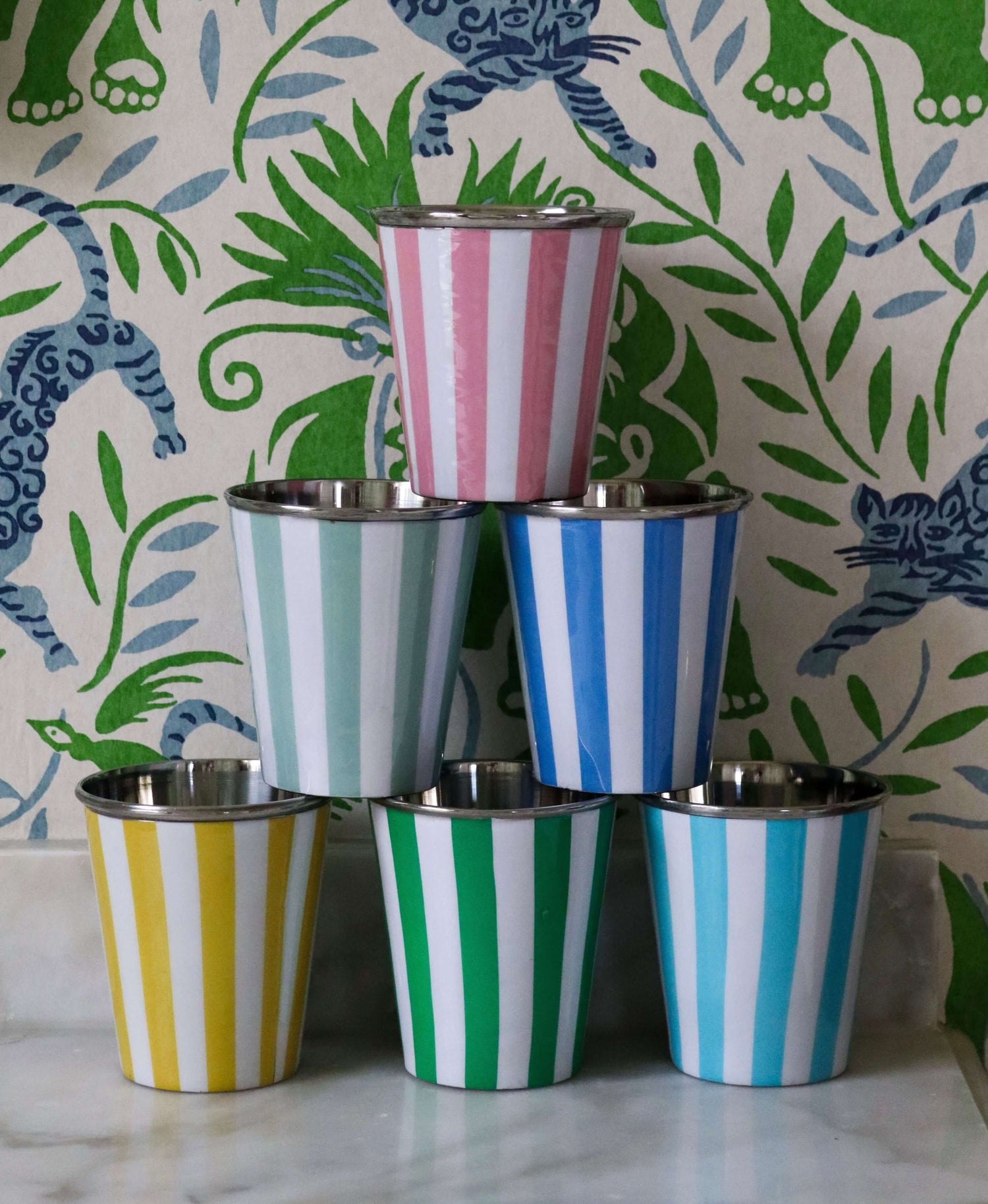 STRIPE TUMBLERS