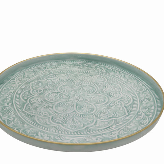 Slim Large Light Blue Tray