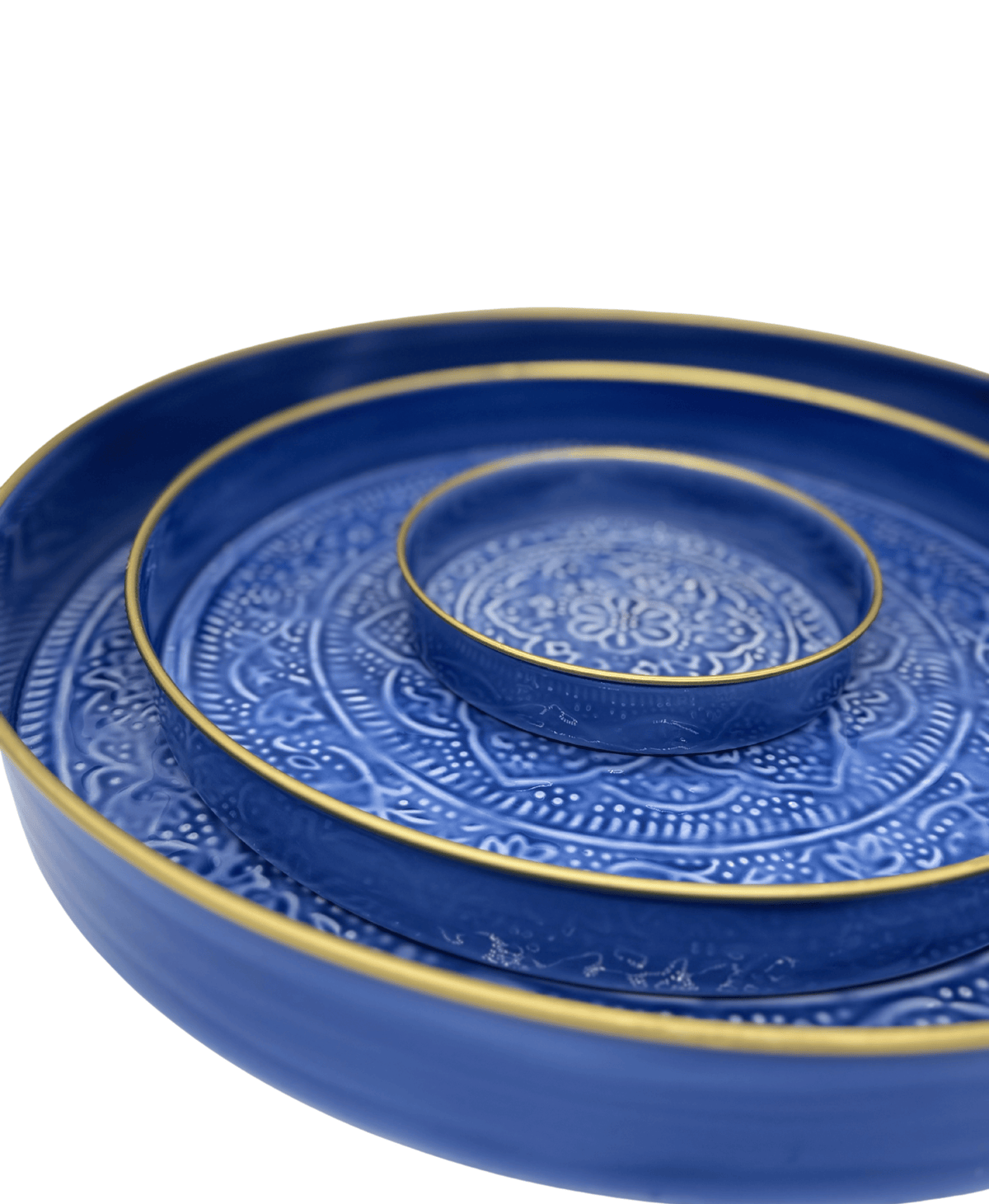 Medium cornflower blue tray