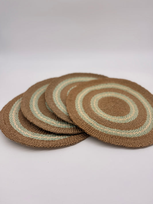 Turquoise placemat