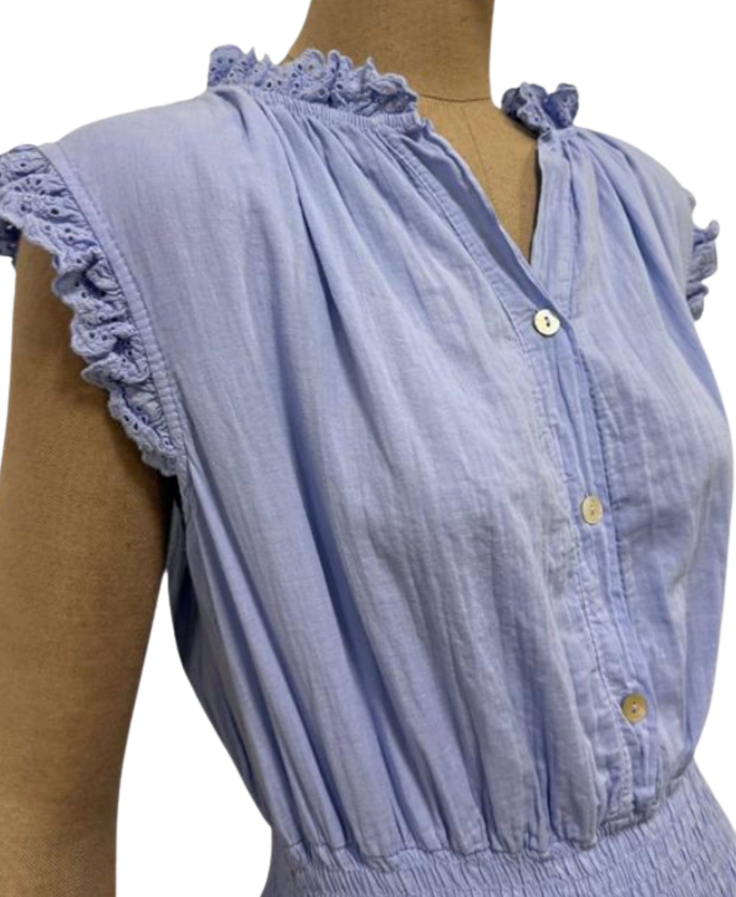 Long Dress with frill sleeve