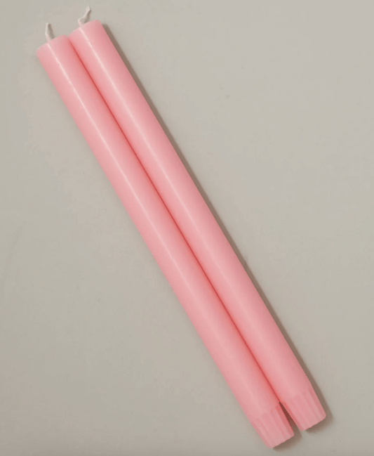Fluro Pink Dinner Candles