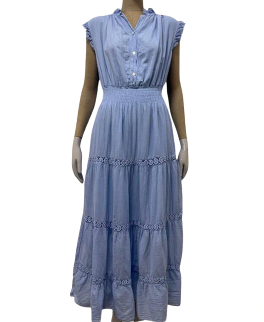 Long Dress with frill sleeve