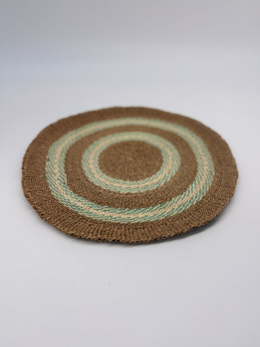 Turquoise placemat