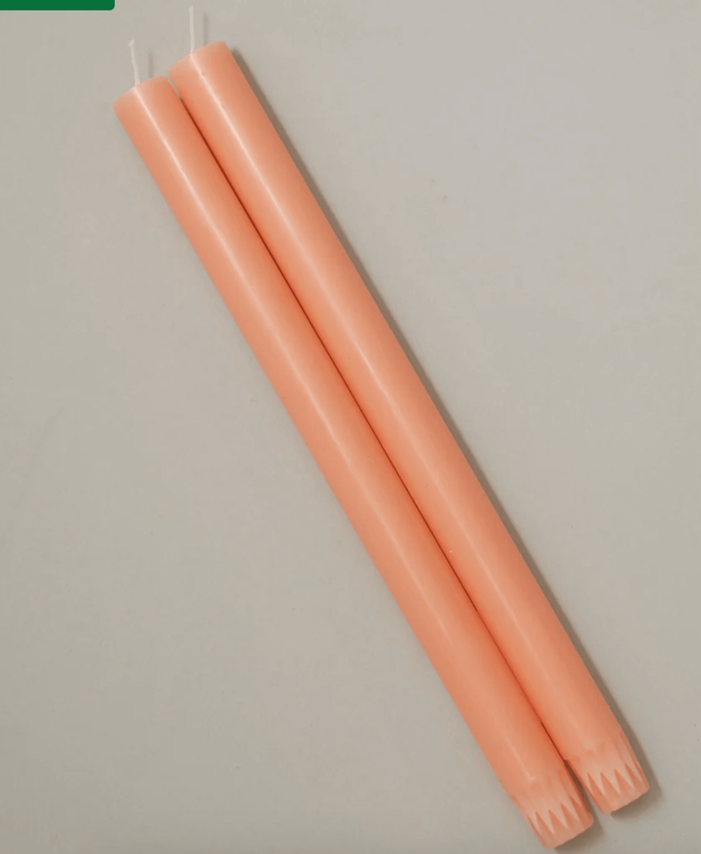 Peach Dinner Candles