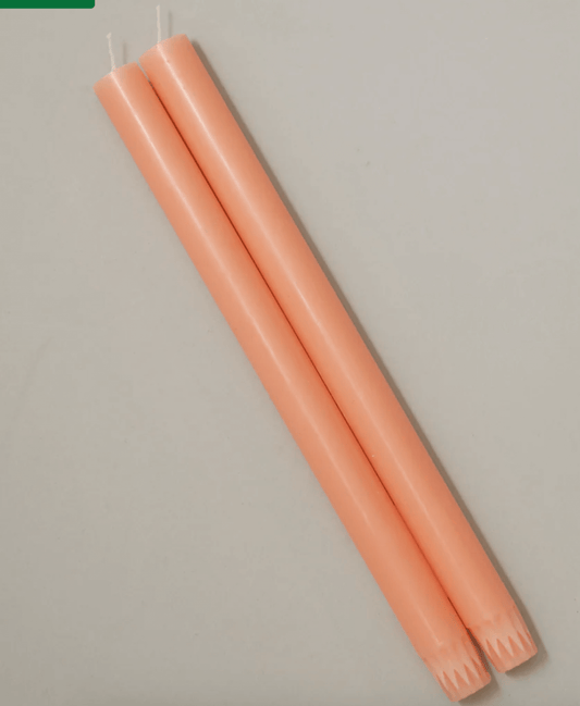 Peach Dinner Candles
