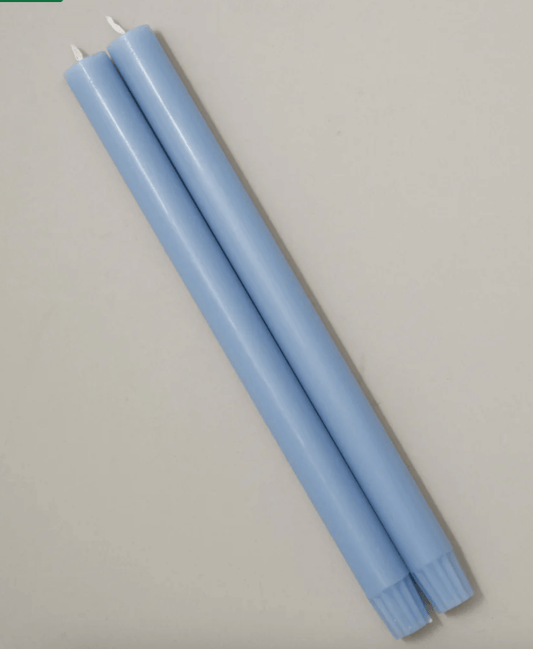 Sky Blue Dinner Candles