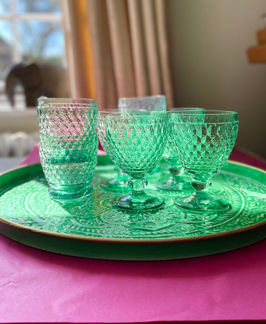 Slim Large Green Tray